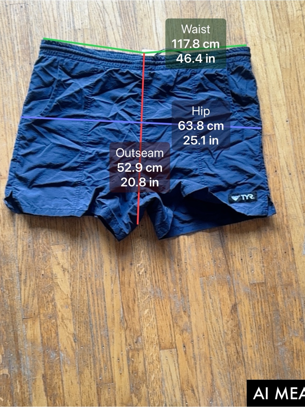 TYR SWIM SHORTS - Picture 3 of 6